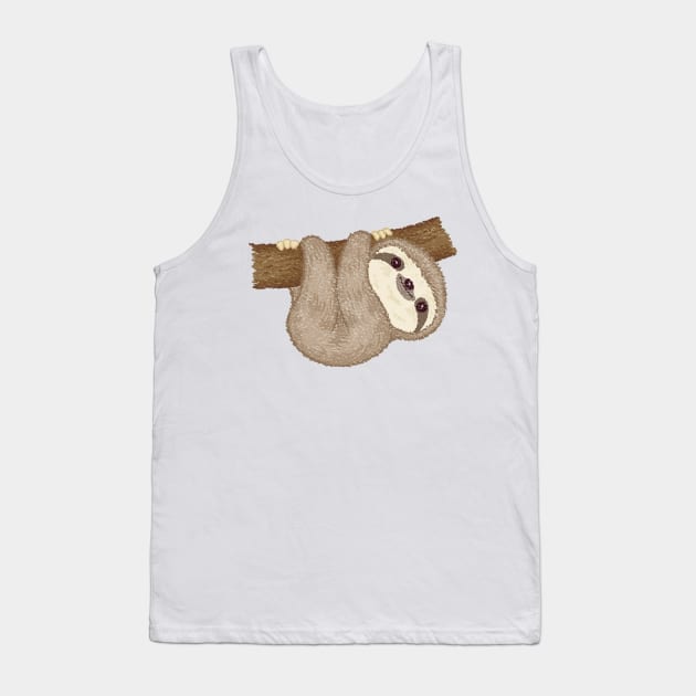 Sloth on the tree Tank Top by sanogawa